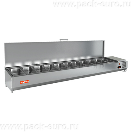 VRTU 2280 витрина охл.настольная, с крышкой, 2280х385х279 мм, HICOLD RUS, арт. 284256 от компании Европактрейд