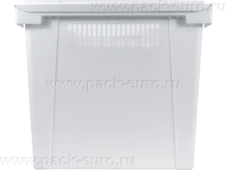 Ящик сплошной 400×300×350 мм, объем 42 л., арт.: 434-2 м, белый, код: 19875, арт. 434-2 м
