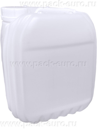 Канистра 231х201х311 10,8л. штабелируемая, с пробкой  неокрашенный, арт. КП 10,8м