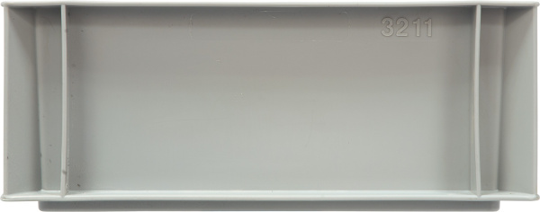 Ящик сплошной 300×200×120 мм, объем 4 л., арт.: 800.02, серый, код: 09947, арт. 800.02