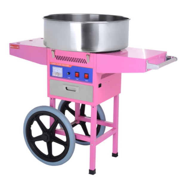 Аппарат для производства сахарной ваты HEC-03C (с тележкой) от компании Европактрейд