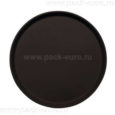 Поднос круглый 355 мм прорезиненный,  JW-R1400P