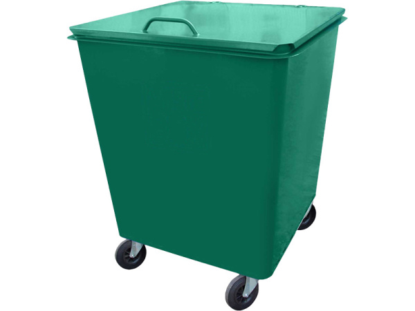 Контейнер металл 0,75 м. для ТБО, с крышкой, на колёсах зелёный, арт. КТБО 0.75-3 Контейнер металл 0,75 м. для ТБО, с крышкой, на колёсах зелёный, арт. КТБО 0.75-3