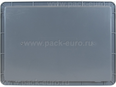 Ящик сплошной 400×300×120 мм, объем 14.4 л., арт.: SPK 4011, серый, код: 25243, арт. SPK 4011