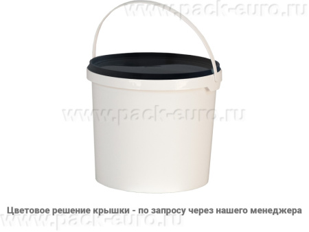 Ведро пластиковое 3 литра с крышкой, арт. ВП 3, код: 03820, арт. ВП 3