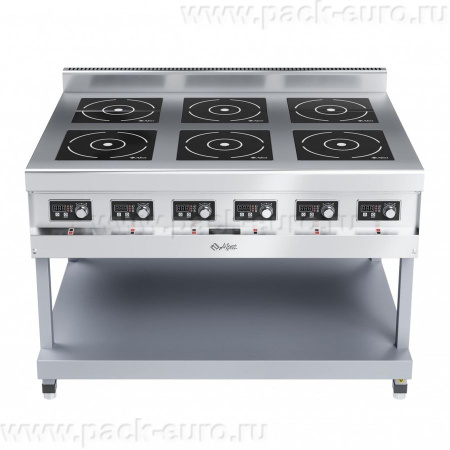 Плита индукционная Abat КИП-69П-3,5, 6-ти конф., краш. Подставка
