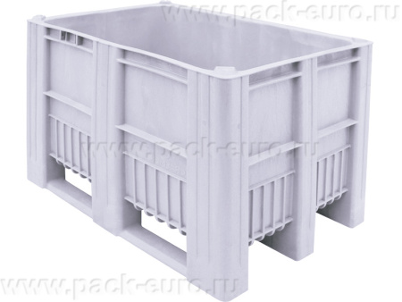 BoxPallet 1200х800х740 мм светло- сплошной, арт. C-Box 1208 S (740) серый, код: 18899, арт. C-Box 1208 S (740) серый