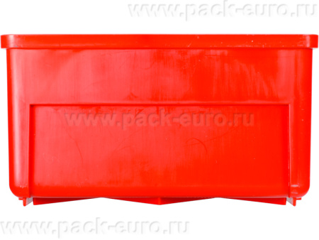 Ящик сплошной 400×185×100 мм, объем 7.4 л., арт.: 6003, красный, код: 10556, арт. 6003