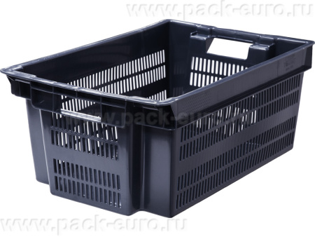 Ящик полимерный 600х400х250 "Север помнит" сплошное дно, код: 35603, арт. 125-1 ВС