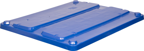 Крышка для BoxPallet 1230х1040х80 мм синяя, арт. крышка 1000 АСЕ