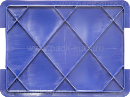 Ящик сплошной 400×300×120 мм, объем 10.6 л., арт.: 701.02.02, синий, код: 18587, арт. 701.02.02