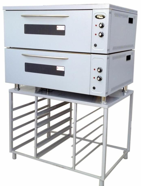 Печь хлебопекарная ШжЭ/2 (секционный, кр. металл+н/сталь) , арт.22117к, арт. 22117к от компании Европактрейд