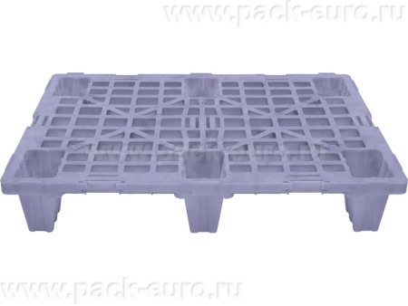 Паллет п/э 800х600х140 перфорированный, на ножках, код: 36333, арт. IR 680 P(2)