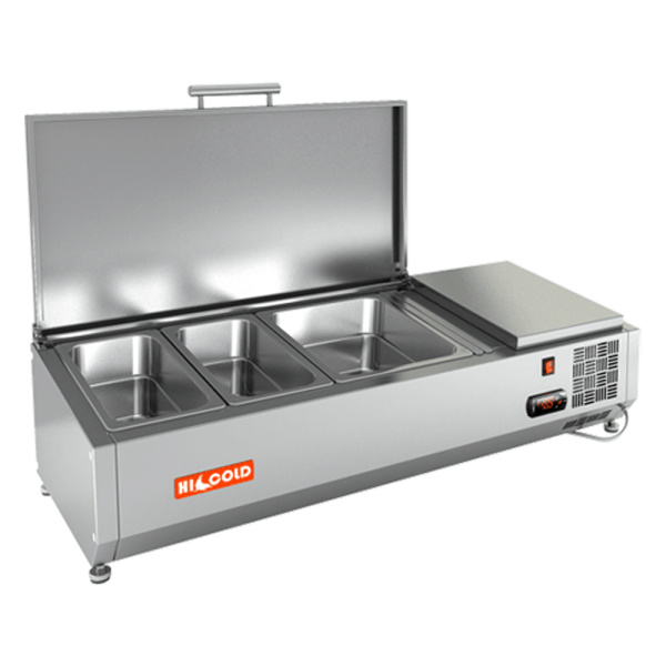 VRTU 1000 витрина охл.настольная, с крышкой, 1000х385х279 мм, HICOLD RUS, арт. 284252 от компании Европактрейд