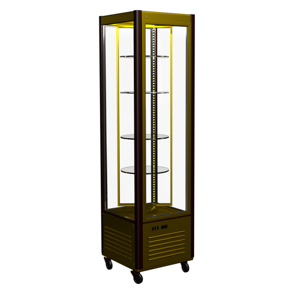 Шкаф холодильный D4 VM 400-1 (R400C Сarboma Люкс) (0109-0102 (коричнево-золотой)), арт. П0000005342.335 от компании Европактрейд