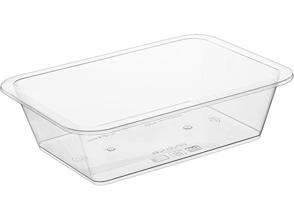 Контейнер п/п 187х137х50 0,700л. прямоугольный, под запайку прозрачный, арт. КН-700мл Контейнер п/п 187х137х50 0,700л. прямоугольный, под запайку прозрачный, арт. КН-700мл