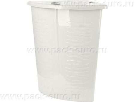 Корзина 500х370х540 40л. для белья, с откидной крышкой, угловая, код: 36157, арт. Keeplex Regular 40