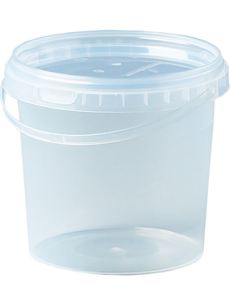 Ведро 1л. с прозрачной крышкой прозрачный, арт. ВП 1 new проз Ведро 1л. с прозрачной крышкой прозрачный, арт. ВП 1 new проз