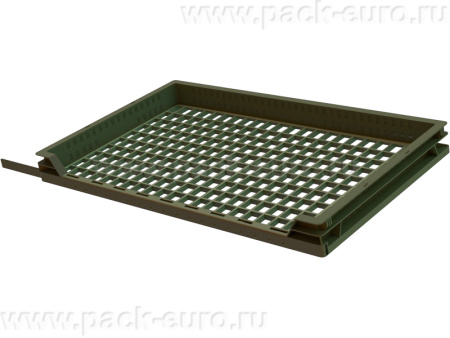 Ящик 740х440х65, объем 14, зелёный, код:27444, арт. 12.434