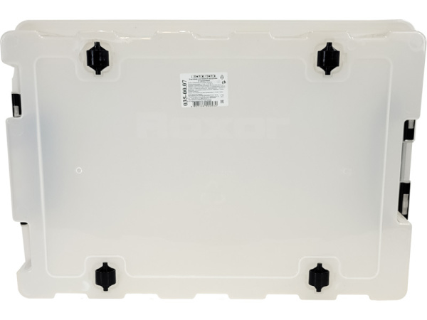 Ящик сплошной 580×390×180 мм, объем 35 л., арт.: Rox Box 35, прозрачный, код: 18708, арт. Rox Box 35