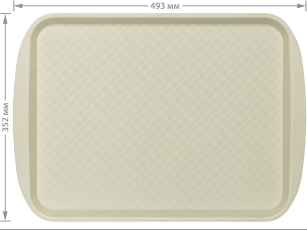 Поднос с ручками 450x350 мм, арт. 422106611, код: 19375, арт. 422106611