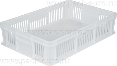 Ящик 600х400х140 мм мороз. перфорированный без ручек неокрашенный, арт. 705.01.02 м