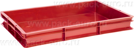 Ящик полимерный 600х400х75 сплошной , код: 35654, арт. 424 МСК