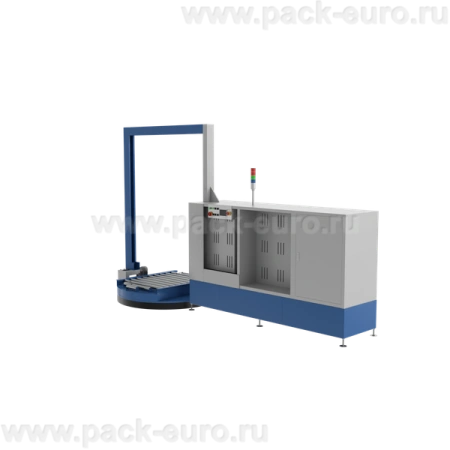 Стреппинг-машина PZO VSA-185R для вертикальной обвязки паллет с поворотной платформой