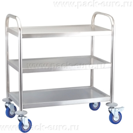 Тележка 3 полки 810*460*H850mm, RST3B, арт. RST3B от компании Европактрейд