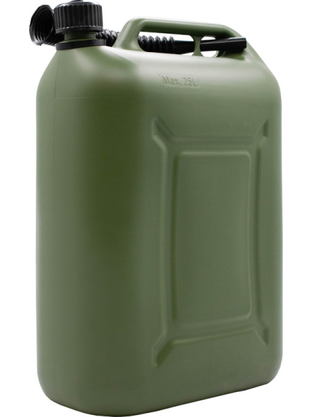 Канистра 25л для хранения и перевозки топлива, арт. КП-ГСМ 25 зеленая Канистра 25л для хранения и перевозки топлива, арт. КП-ГСМ 25 зеленая