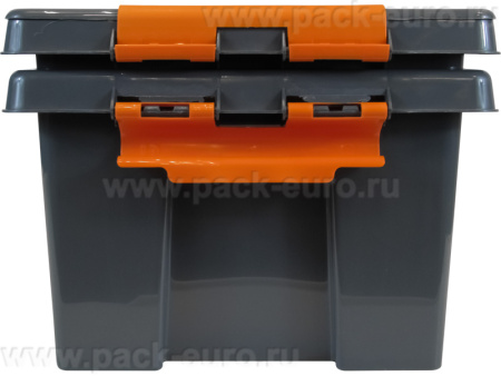 Ящик сплошной 415×300×190 мм, объем 16 л., арт.: Rox Box PRO 16, антрацит, код: 25339, арт. Rox Box PRO 16