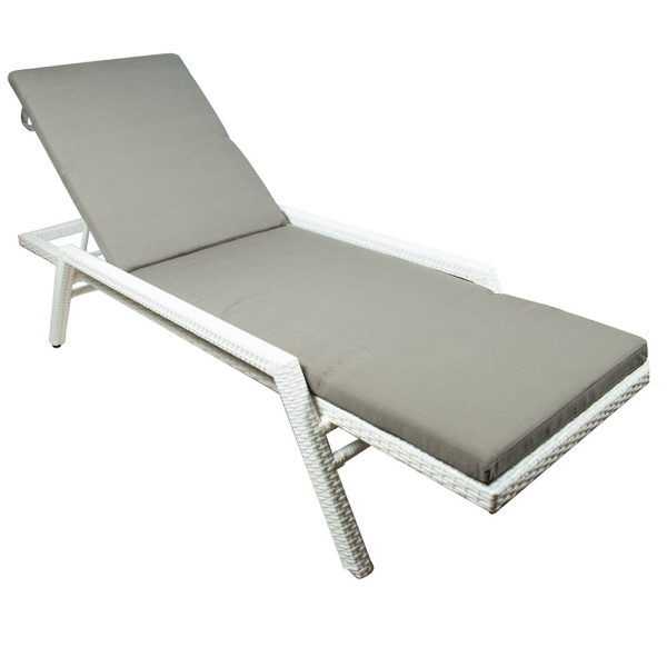 Шезлонг с матрасом E1001 (серо-коричневый) Бриз Шезлонг с матрасом E1001 (серо-коричневый) Бриз