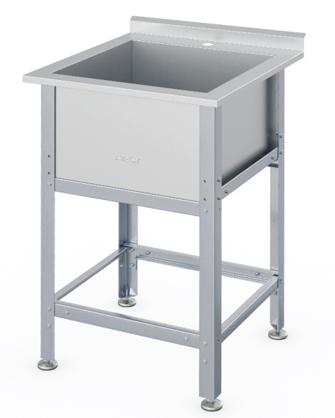 Ванна моечная ВСМ-Б-1.530-1-02 (ВМ-1/530 с бортом), арт. 309280 от компании Европактрейд