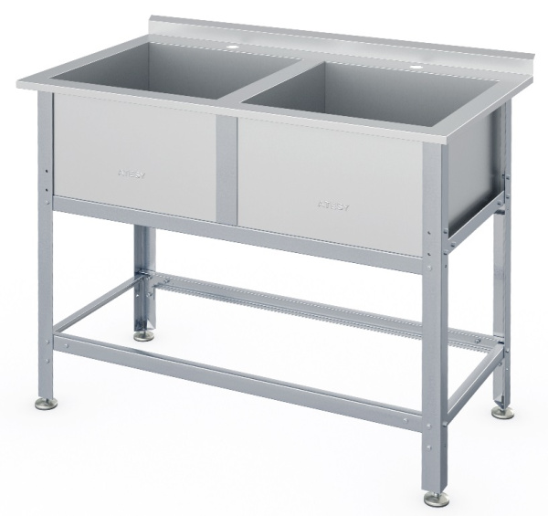 Ванна моечная ВСМ-Б-2.530-1-02 (ВМ-2/530 с бортом), арт. 309284 от компании Европактрейд