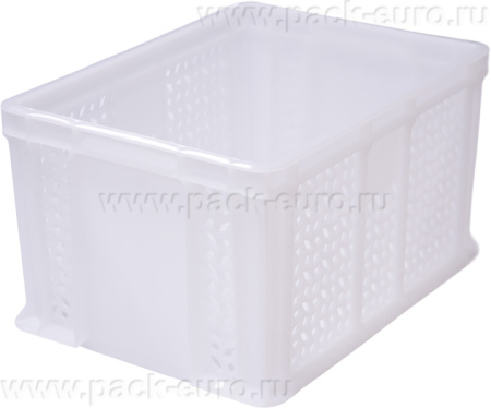 Ящик перфорированный 400×300×230 мм, объем 21.6 л., арт.: 703.02.02, натуральный, код: 18644, арт. 703.02.02 м