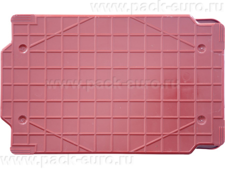 Ящик сплошной 600×400×300 мм, объем 52 л., арт.: 218-1, красный, код: 19566, арт. 218-1