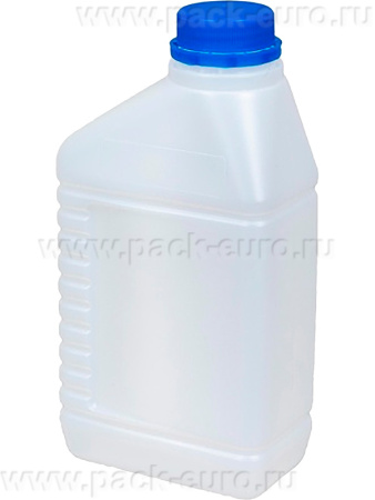 Канистра п/э на 1 литр с пробкой, неокрашенная, арт. КП 1е