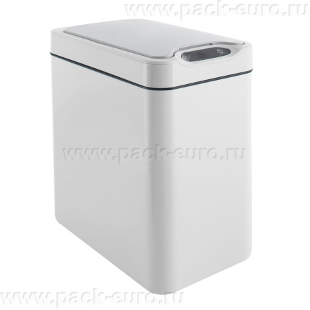 Ведро для мусора сенсорное, прямоугольное, Foodatlas JAH-6611, 12 л (белый)
