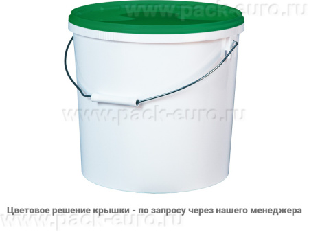 Ведро пластиковое 15 л с металл. ручкой, арт. ВП 15к, код: 05018, арт. ВП 15к