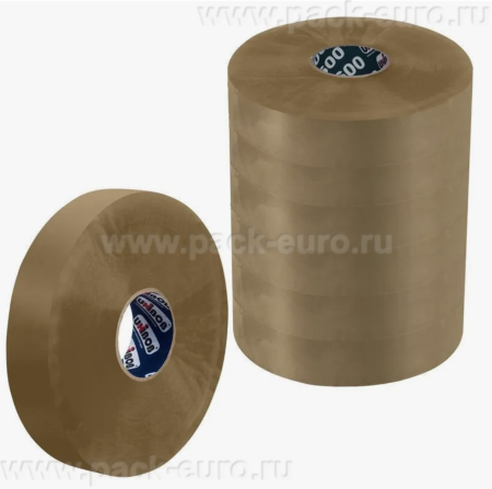 Клейкая лента упаковочная 50 мм х 990 м, 45 мкм, UNIBOB 600 (темная)