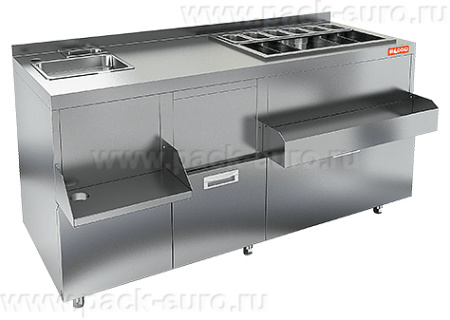 НБМКС-15/6БПК (без ящиков) модуль барный коктейльная станция с бортом, теплоизолир. ванна, мойка., арт. 287037 от компании Европактрейд