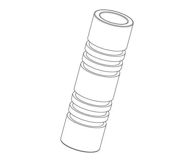 Паровая трубка противоожеговая резина D10, Sanremo, арт.10753052 Паровая трубка противоожеговая резина D10, Sanremo, арт.10753052