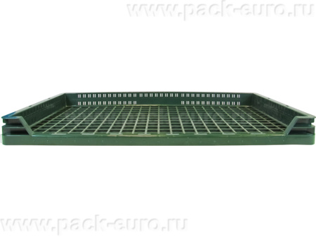 Ящик 740х440х65, объем 14, зелёный, код:27444, арт. 12.434