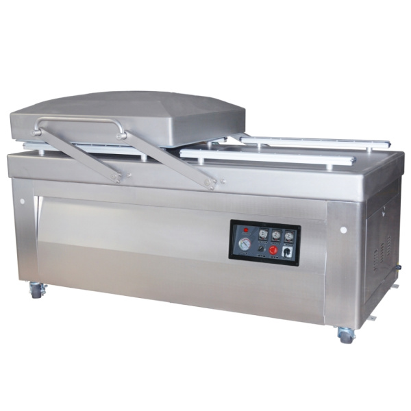 Напольный вакуумный упаковщик HVC-820S/2B (нерж., обрезка) Напольный вакуумный упаковщик HVC-820S/2B (нерж., обрезка)