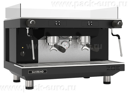 Кофемашина Sanremo Zoe SAP (полуавтомат) 2 высокие гр. чёрная, арт. UZN221212006B от компании Европактрейд