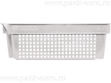 Ящик перфорированный 600×400×200, арт.: 102-У, объём 37, натуральный, код: 09227, арт. 102-У м