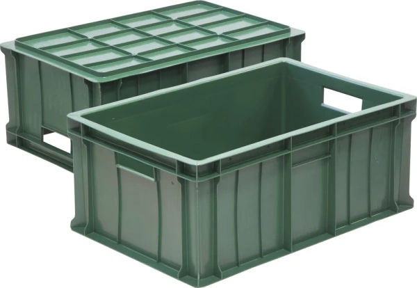 Ящик 600х400х300 сплошной Е3 зеленый Ящик 600х400х300 сплошной Е3 зеленый