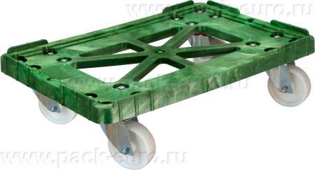 Тележка для ящиков арт.: 508-1, зелёный, код: 08170, арт. 508-1