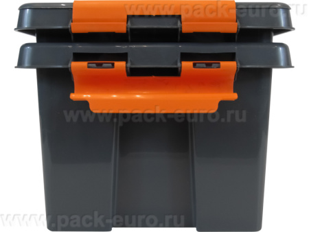 Ящик сплошной 335×220×155 мм, объем 8 л., арт.: Rox Box PRO 8, антрацит, код: 25338, арт. Rox Box PRO 8