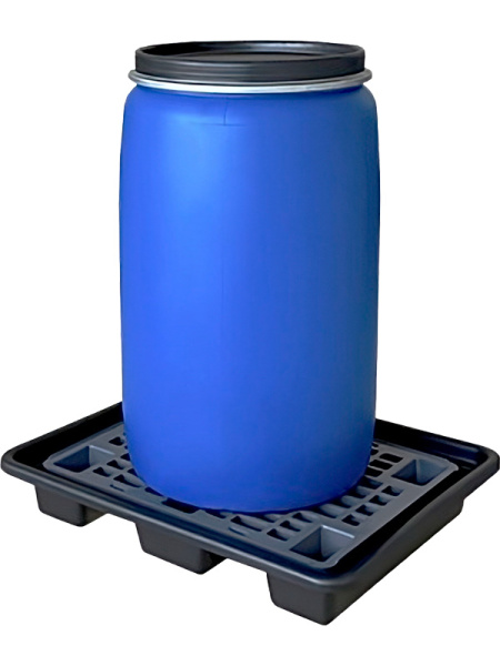 Емкость п/э 962х762х160 для бочек цв. чёрный, арт. ПдО ПС1